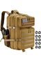 Black Tactical Backpack, Military Backpack, Molle Backpack