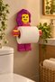 Girl Model Large Size Toilet Paper Holder with Lego Figures - 4
