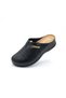 Beet Sb-3 Genuine Leather Black Anatomical Daily Women's Slippers - 4