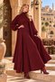 Women's Standing Collar Long Cardigan Knitwear Set