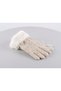 Women's Knitted Fur Ankle-Length Touchscreen Compatible Winter Gloves - 5