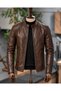 New Season Genuine Brown Leather Jacket