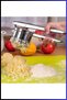 Steel Potato Masher, Puree Maker with Chamber, Potato and Garlic Masher Tool - 7