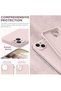 Compatible with iPhone 14 Case with Screen Protector (Camera Protection & Soft Microfiber Lin - 4