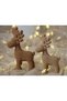 New Year's Deer Decoration 2 Pieces Cozy Home Decoration New Year Christmas Ornament Figurine - 2