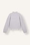 Loose Fit Half Fisherman Zipper Collar Embroidered Sweatshirt J1895Ax26Wn - 2
