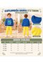 2 İpilks 100% Cotton Top and Bottom Children's Set with Turtle Pattern, Suitable for Boys' Kindergarten & Nursery - 8