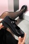 New Season Daily-Office-Special Occasions Matte Black Ultra Comfortable and Casual College Shoes