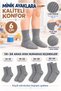 100% Cotton Children's Socks Long Socks College Socks Soft Flexible Solid Color Unisex Premium Quality 6 Pairs - 4