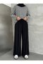Women's Relaxed Fit Modest Pleated Skirt-Pants - 3