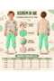 2-Piece Children's Set with Truck Patterned Pockets, Suitable for Boys' Kindergarten and Nursery, 100% Cotton. - 8