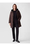 Peak New Season Brown Hooded Quilted Oversize Women's Puffer Coat - 2