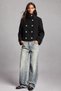 High Collar Olesa Women's Oversize Cashmere Coat Jacket - 3