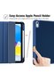 حافظة ProCase مع واقي شاشة لجهاز iPad A16 الجيل الحادي عشر مقاس 11 بوصة، لون كحلي - 3