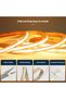شريط إضاءة LED من ليتشاسر بتقنية BT COB، أبيض دافئ: 5 أمتار - 2