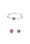 Charm bracelet set – Red Romance