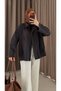 Shirt Collar Pocket Scuba Jacket - Hpm Black - 3