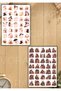 280 Pieces Halloween Pink Sticker Book 8 Sheets A5, Agenda Journal Scrapbook Planner Stb00004 - 7
