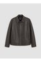Esvab • Modern & Distinctive Standard Fit Men's Leather Look Coat - 7