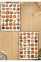 280 Pieces Autumn Themed Sticker Book 8 Pages A5, Agenda Journal Scrapbook Planner Stb00006 - 5