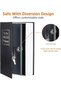 Book Safe, Key Lock, Black - 4