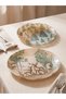 Deer Printed Glass Serving Plate for Style Enthusiasts from Uzg Store 32 cm - 2