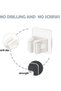 EasyHang Clear - Self-Adhesive Hook, Secure Fixing, Solid Construction, Versatile, Protects Surfaces, Suitable for Kitchen/Cleaning Accessories, Efficient Organization, Black - 2