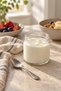 Set of 6 210 Cc Glass Food Jars, Yogurt Jam Spice Jar with Metal Lid - 7
