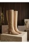 New Season Long Boots with Thick Heels Are Very Comfortable to Wear. - 2