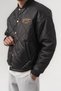 Snapquilt Quilted Diamond Stitched Men's Coat with Snap Closure - 2
