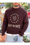 Giesto Star Embroidered Crop Knitted Sweatshirt - 3