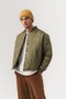 Snapquilt Quilted Diamond Stitched Men's Coat with Snap Closure - 4