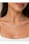 Jungkook Symbol Necklace Infinite Growth and Unlimited Potential Meaningful Steel Figure Lacquer Plated Chain Silver Color Necklace