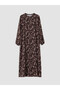 Uzg Store's High-Style Stand-Collar Floral Dress for Style Enthusiasts - 2