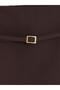 Esvab • Modern & Distinctive Belted Zippered Skirt with Shorts - 4