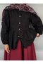 Lace-Up Robe Blouse - 5003 - Af - Black