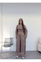 Long Cardigan Comfortable Three-Piece Set - 4