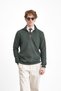 Half-Zip Velvet Sweater - 6