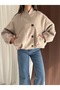 Checked Double-Breasted Collar Buttoned Bomber Jacket - 2