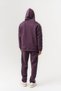 Softline Panda Fabric Hooded Zippered Men's Set with Stripe Detail - 3