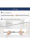 قضيب ستارة حمام قابل للتعديل، 76-223 سم، فضي اللون، عبوة واحدة - 8