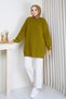 Women's Knitted Patterned Knitwear Tunic Sweater - 6