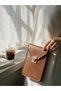 Women's Chain Strap Two-Compartment Phone Bag Lockable Mini Crossbody Bag