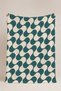 Groovy Waves Geometric Pattern Multi-Purpose Fleece Blanket & Coverlet