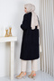 Women's Soft Textured Shawl Collar Pocketed Knitwear Cardigan - 7