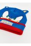 Lcw Accessories Blue Sonic Printed Boys' Scarf Beanie Gloves Set - 3