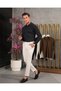 Cotton Lycra Thin Ribbed Collar Buttoned Slim Fit Knitwear Sweater