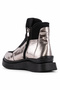 Moskova Series Women's Metallic Elastic Band Thick Sole Casual Boots - 5