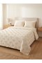 Siena Home Double Embossed Patterned Single Layer Bedspread and Pillowcase Set (3 Pieces)