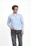 Polo Collar Sweater with Zipper Detail - 4
